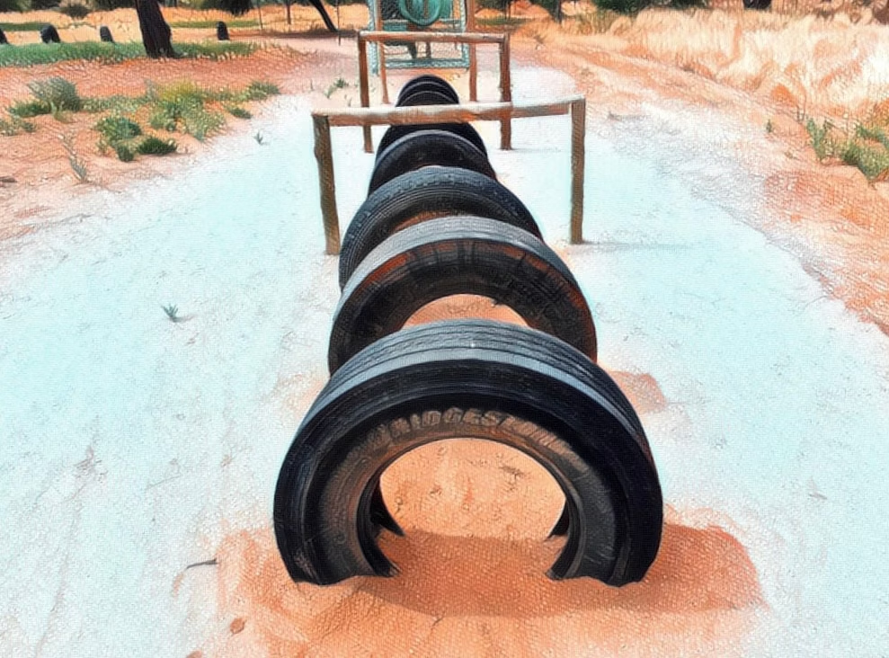 Obstacle course at Elim